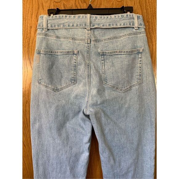 Paige Carrot Leg High‎ Rise Paperbag Waist Jean in Cheyne Size 27 - Picture 7 of 12
